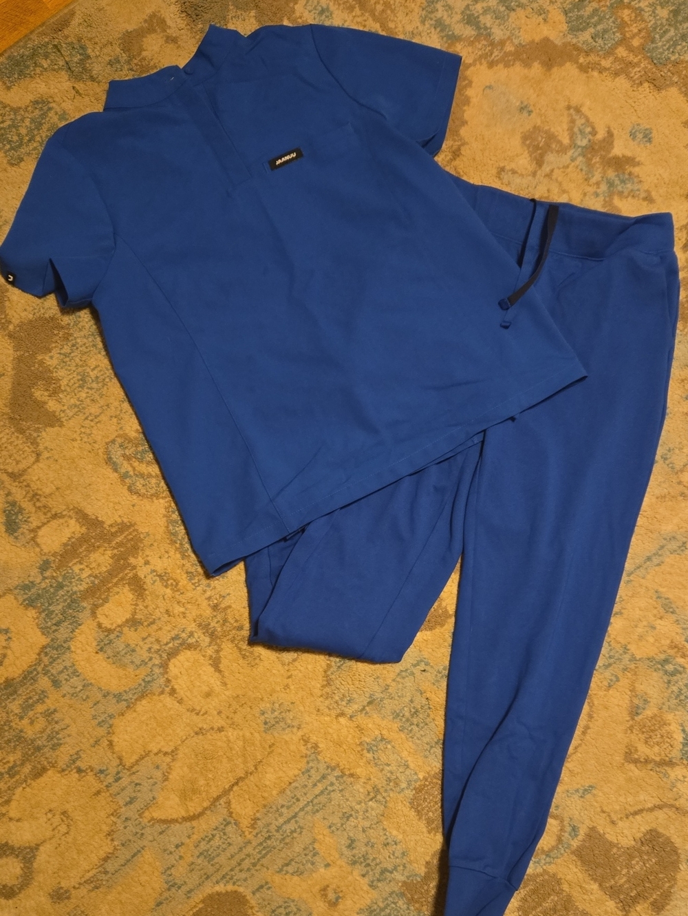 Women's Royal Blue Jogger Jumpsuit Set